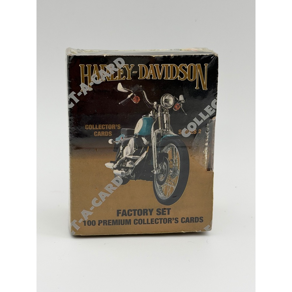1992 Harley-Davidson Series 2 Factory Set 100 Premium Collector Cards Sealed Box